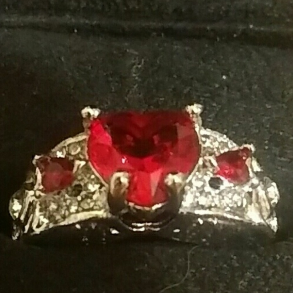 Ruby & Diamond Statement Ring - Picture 5 of 6